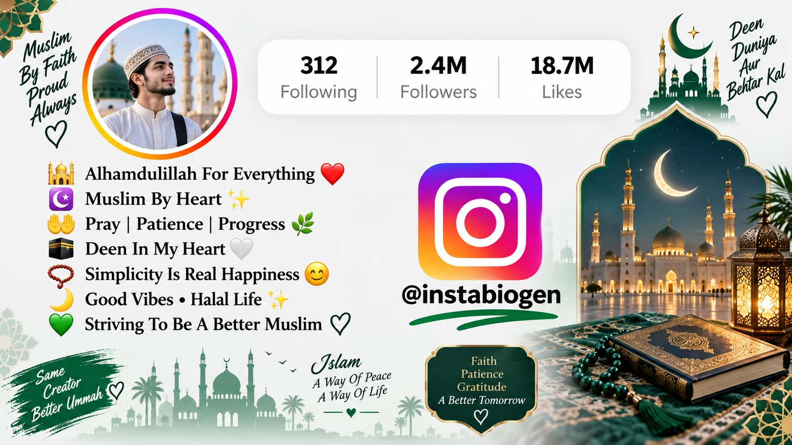 Best Islamic Bio For Instagram