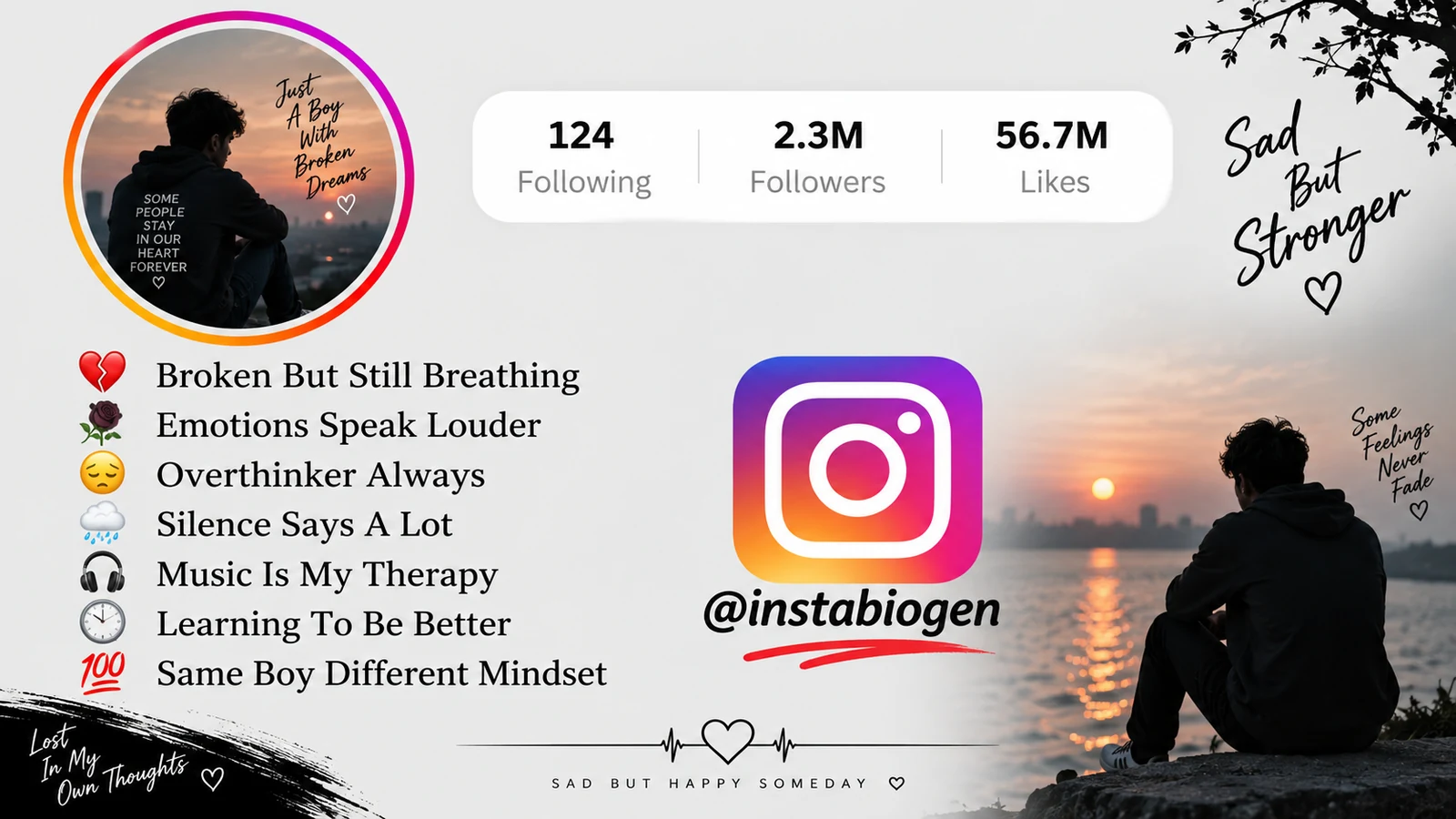 Best Sad Bio For Instagram